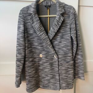 Top Shop , size 4, Women's black and white Blazer Coat